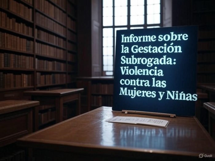 Informe Exhaustivo sobre la Gestación Subrogada: Análisis desde una Perspectiva Feminista Abolicionista, de Derechos Humanos y Jurídica