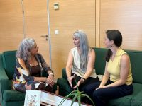 Blanca Flores y Teresa Domínguez